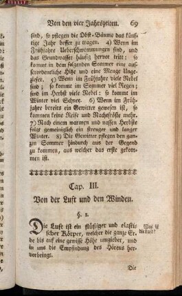 Cap. III. Von der Luft und den Winden.