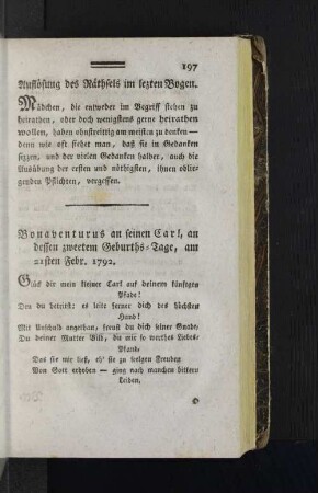 [Erster Bogen. - Zwölfter Bogen.]