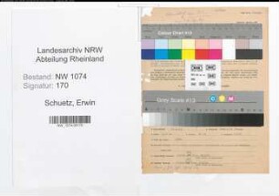 Entnazifizierung Erwin Schuetz , geb. 29.01.1913 (Regierungsrat)