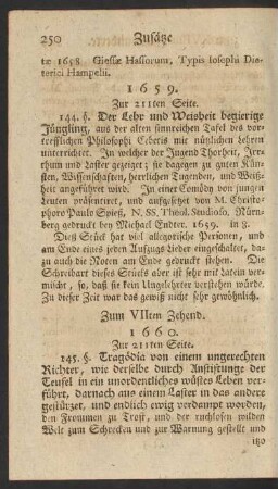 Zum VIIten Zehend.