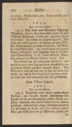 Zum VIIten Zehend.