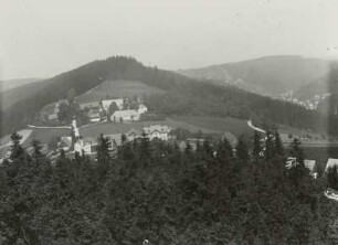 Ortsteilansicht vom Spitzberg gegen Kipsdorf
