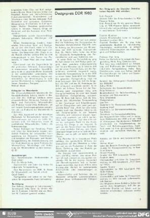Auszeichnungen : Informationen Berichte
