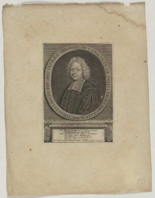 Bildnis des Louis Ellies Du-Pin
