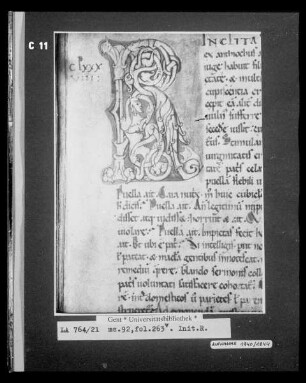 Liber Floridus Lamberti Canonici — Initiale R, Folio 263verso