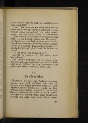 LV. Zu allem fähig