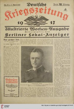 Hefte 13-17, April 1917