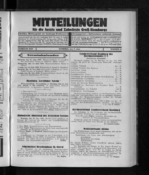 Jahrgang 1929, Hamburg, den 9. Juni, Nummer 23