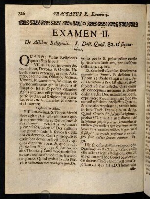 726-736, Examen II
