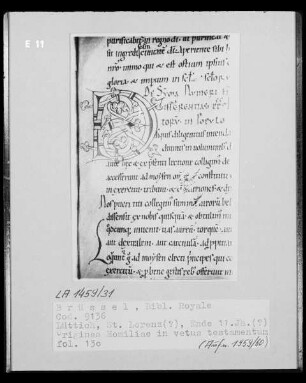 Ms 9136, Origines Homiliae in vetus testamentum, fol. 130: Initiale D