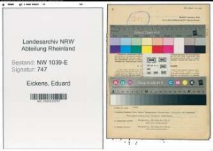 Entnazifizierung Eduard Eickens , geb. 26.03.1888 (Verwaltungsbeamter)