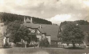 Oelsen-Bienhof (Bad Gottleuba-Berggießhübel-Oelsen). Erholungsheim Bienhof des Landesvereins Sächsischer Heimatschutz und Zechelgut