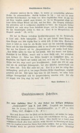 213-234 Empfehlenswerthe Schriften
