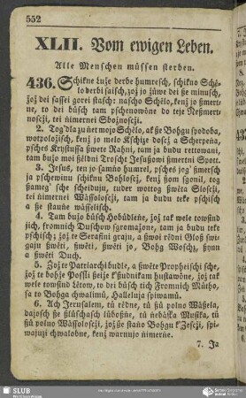 XLII. Vom ewigen Leben