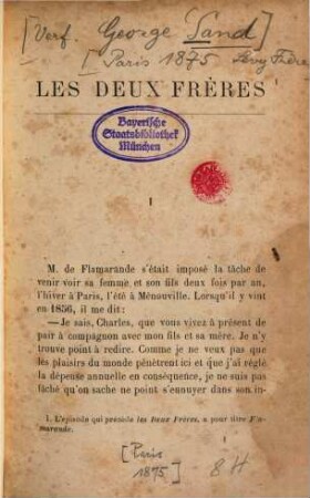 Les deux frères