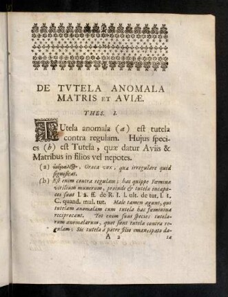 3-12, De Tutela Anomala Matris et Aviae