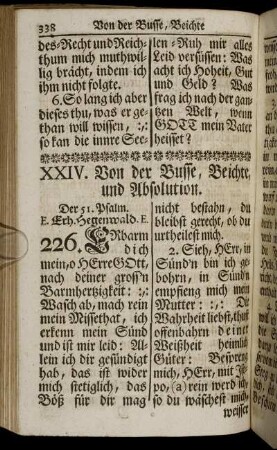 XXIV. Von der Busse, Beichte, und Absolution.
