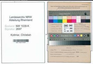 Entnazifizierung Christian Kollmar , geb. 30.09.1890 ()
