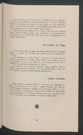 El suicido de Trigo