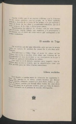 El suicido de Trigo