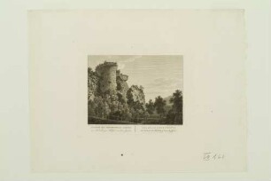 Gesprengter Turm des Heidelberger Schlosses