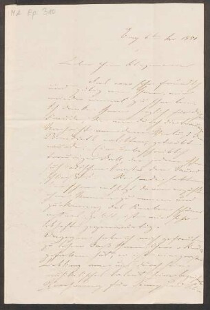 Brief an Karl Klingemann : 06.11.1851