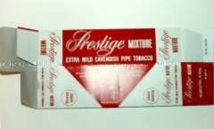 Warenverpackung für Tabak "Prestige Mixture"