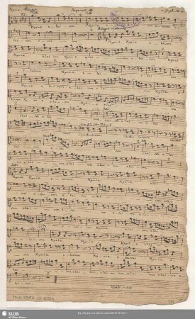 Soprano [nur Kyrie und Gloria]