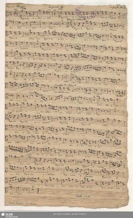 Soprano [nur Kyrie und Gloria]