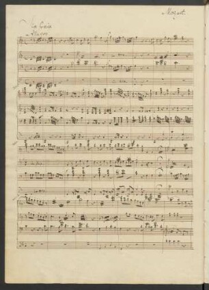 Sinfonien. Fragmente. Arr; pf 4hands; C-Dur; KV 551