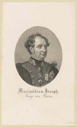 Bildnis des Maximilian Joseph, König von Baiern