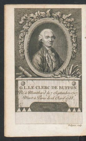 Tafel: G. L. Le Clerc de Buffon [...]