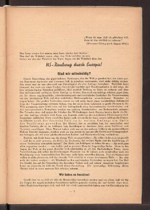 Wir haben zu bezahlen!
