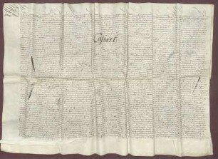 Markgraf Philipp von Hachberg-Sausenberg leiht von dem Basler Bürger Eucharius Holzach 2.000 fl. zu 5% Zins; Bürgen und Pfänder sind die Herrschaft Rötteln, Sausenberg und Badenweiler und die Vogteien Schopfheim und Weil