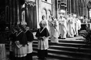 Freiburg: 25-jähriges Priesterjubiläum Erzbischof Oskar Saier, Pontifikalamt im Münster