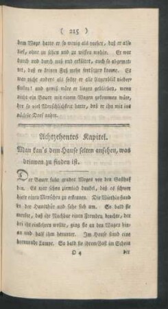 Achtzehntes Kapitel.