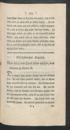 Achtzehntes Kapitel.