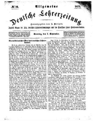 Ein volkstühmliches Werk des deutschen Lehrerstandes