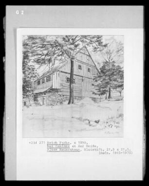 Altes Bauernhaus (bei Gablonz an der Neiße)