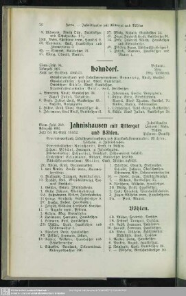Jahnishausen mit Rittergut und Böhlen