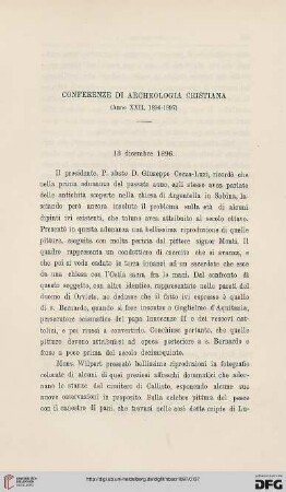 3: Conferenze di archeologia cristiana : (Anno XXII, 1896 - 1897)