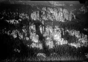 Bastei, Felsformation im Elbsandsteingebirge
