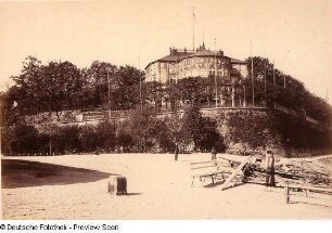 Dresden. Königl. Belvedère, Brühl'sche Terrasse [Nahaufnahme]
