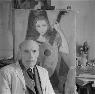 Portraitserie Karl Hofer : Berlin. Bildnis des Malers Karl Hofer (Leiter der Hochschule für Bildene Künste)
