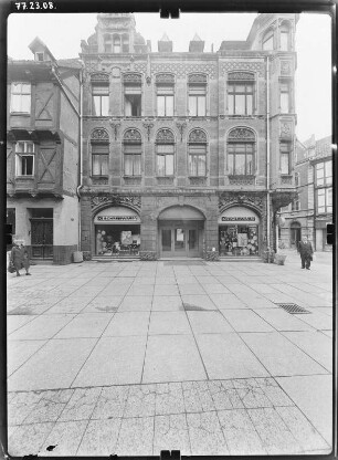 Quedlinburg, Steinbrücke 23. Wohn- und Geschäftshaus (1897). Straßenfront