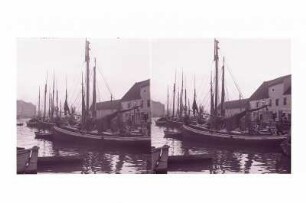 Bergen/ Norwegen: Segelschiffe im Hafen