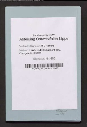 Erblasser: Hiddemann, Johann Friedrich Wilhelm Christian; Erblasser: Hiddemann, Wilhelmine, geb. Utermann: