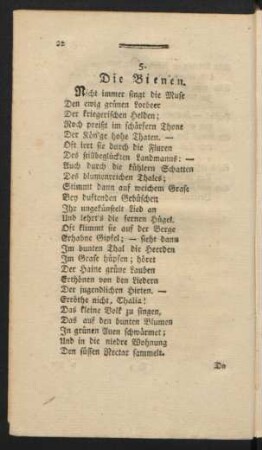 5. Die Bienen