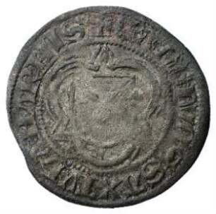 Münze, 1/2 Groschen (Schwertgroschen), 1482