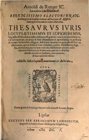 Thesaurus iuris